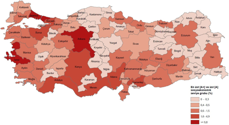 TÜİK ilk kez Sosyo Ekonomik Seviye verilerini açıkladı... SES'i en yüksek  Çankaya, en düşük Çamoluk - Karadeniz'de Sonnokta Gazetesi