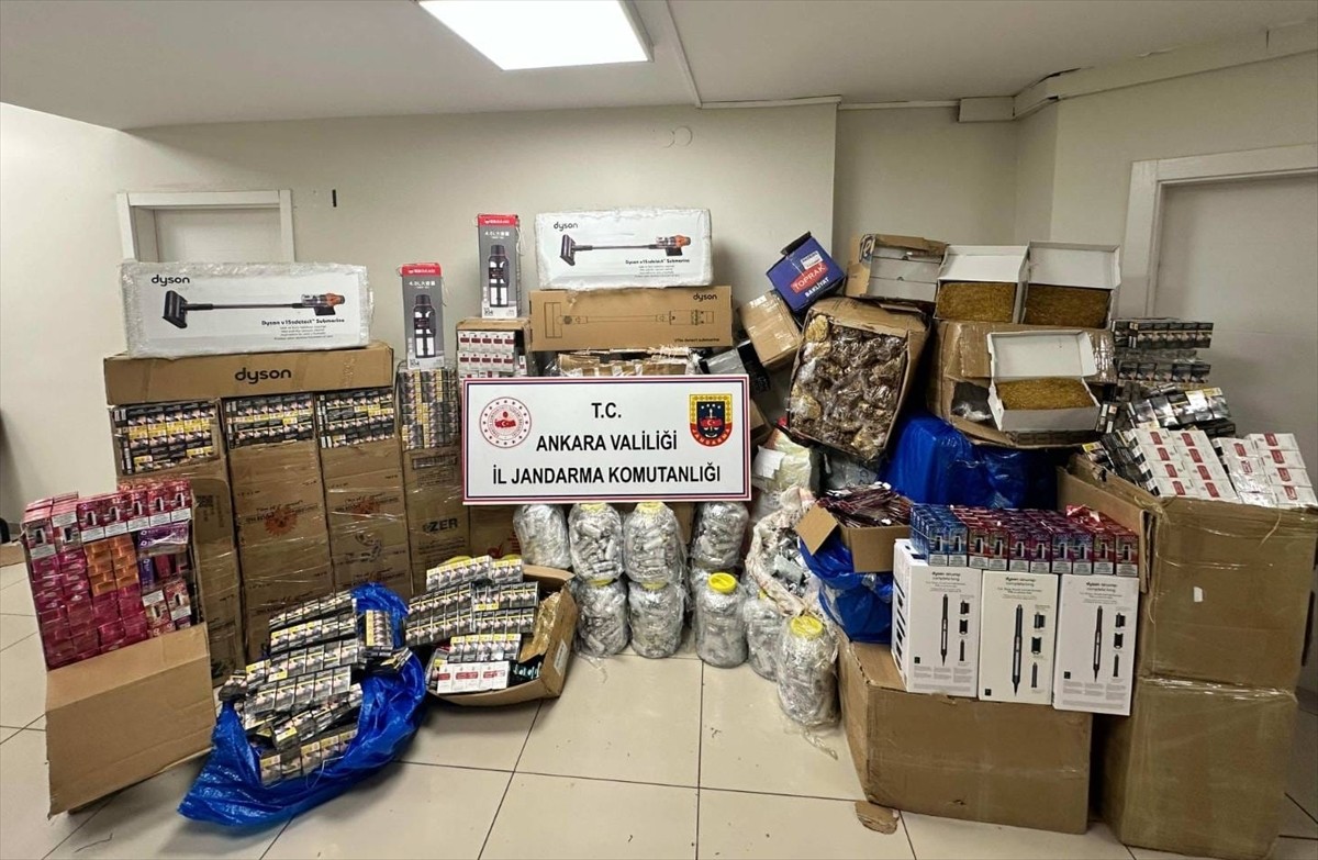 Ankara'da 7 Milyon Lira Değerinde Kaçak Ürün Ele Geçirildi