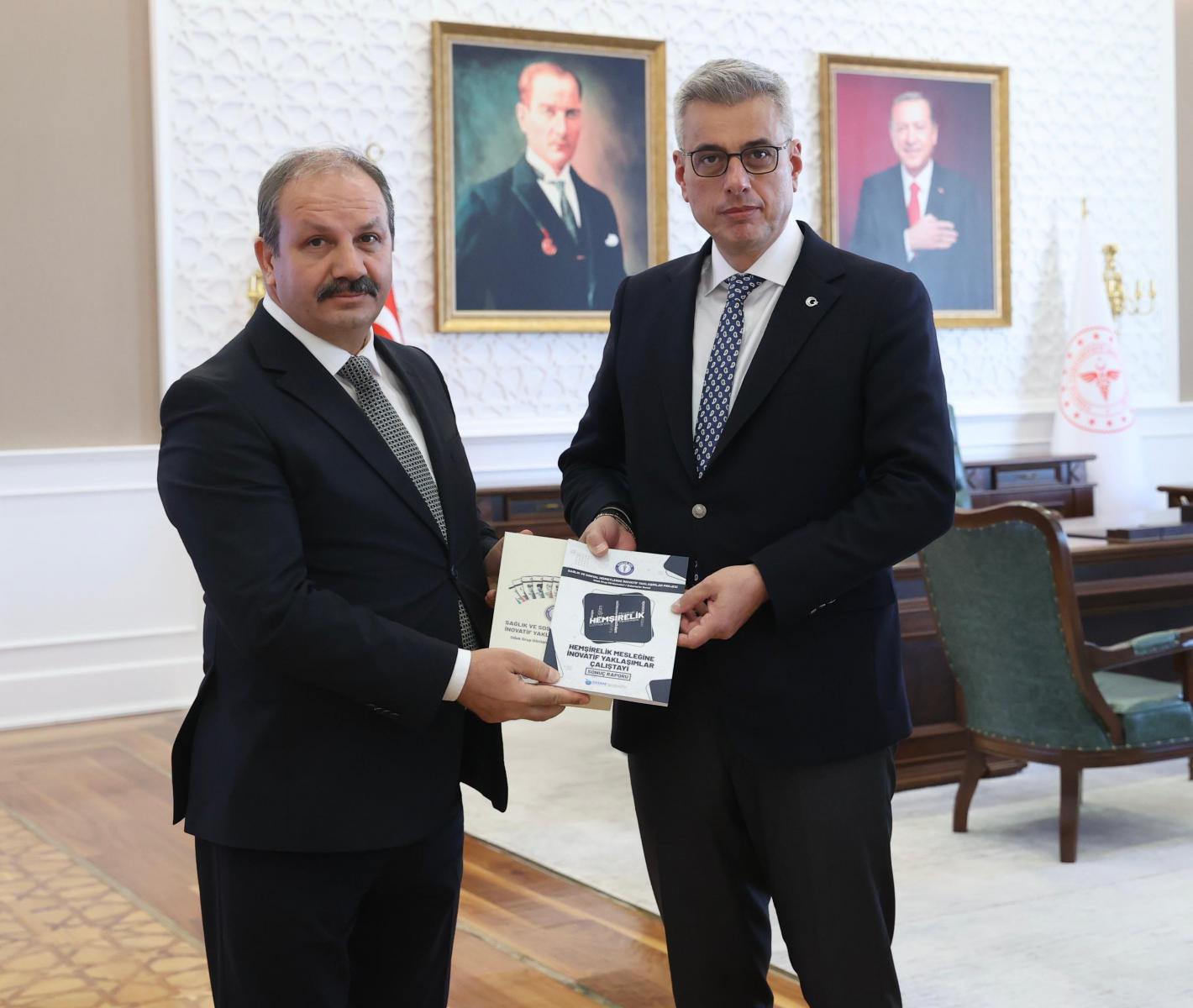 Sağlık-Sen Sağlık Profesyonellerinin Taleplerini Sağlık Bakanı Memişoğlu'na  İletti