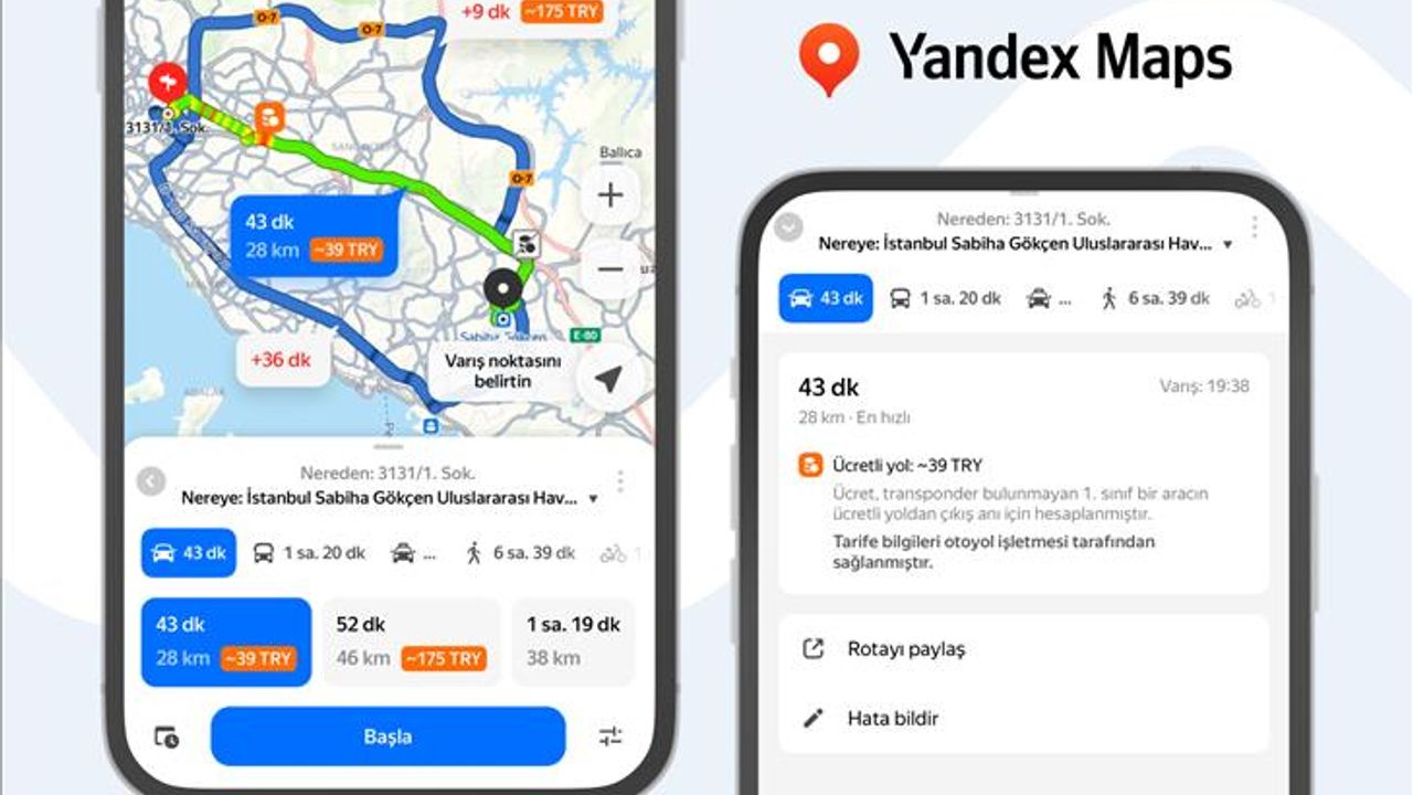 Yandex Maps'e Toplu Taşıma Ücretleri Özelliği Geldi - Son Dakika Ankara  Haberleri