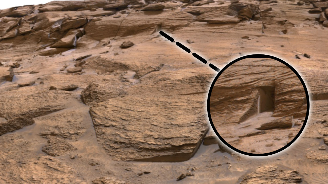 Mars'ta Mağara Kapısına Benzeyen Gizemli Bir Yapı Bulundu - Webtekno