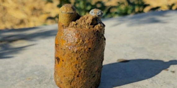 Narrow escape while watering olive grove as device detonated by bomb squad