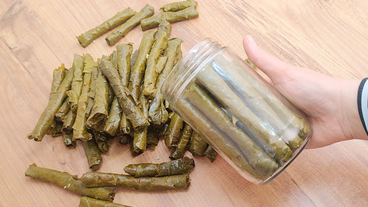 KAVANOZDA YAPRAK SARMA ❗DAHA ÖNCE DENEMEMİS OLABİRSİN 🤫BU YÖNTEMİ ÇOK  BEĞENECEKSİN