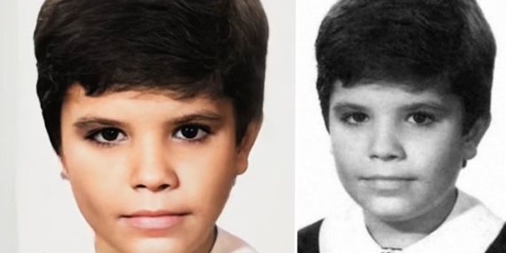 This young face belongs to a celebrity singer, can you tell who