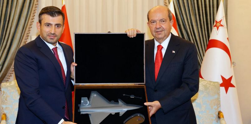 KKTC Cumhurbaşkanlığı - Cumhurbaşkanı Ersin Tatar, Türkiye Teknoloji Takımı  Mütevelli Heyeti Başkanı Selçuk Bayraktar'ı kabul etti